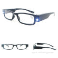 LED Reading Glasses with UV-400 Lens, Customized Frame Colors are Accepted